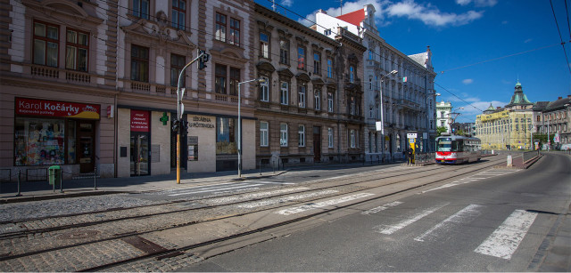 Palackého 3 – pohled z ulice